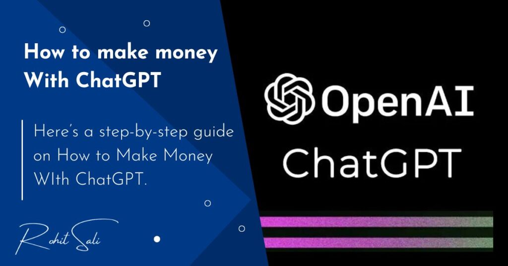 How to make money with chatgpt