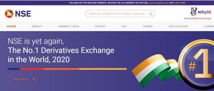 NSE Now home page